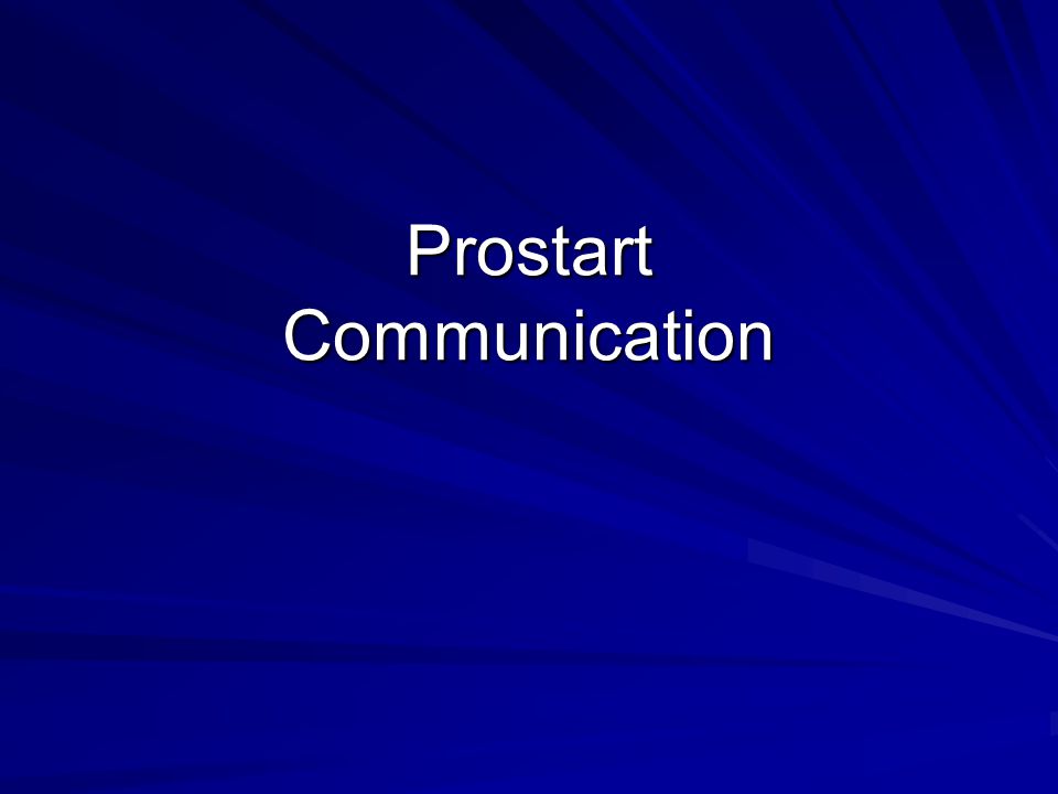 Prostart Communication