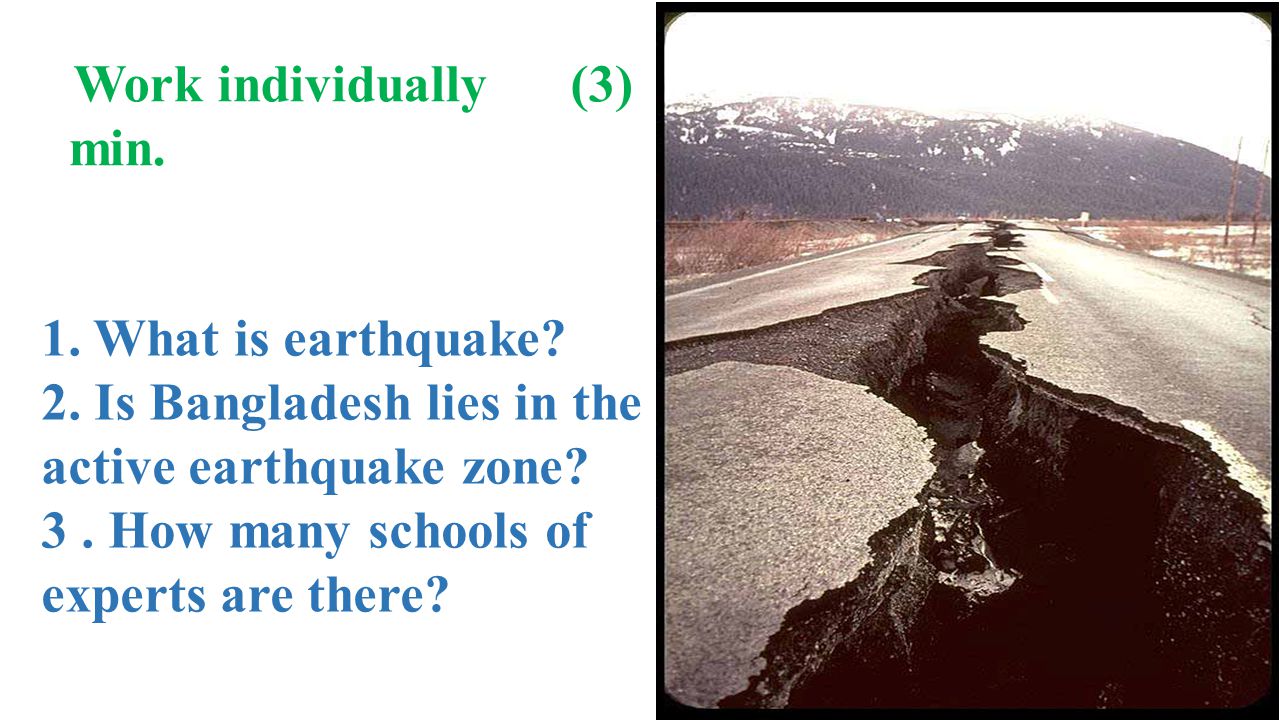 2. Is Bangladesh lies in the active earthquake zone