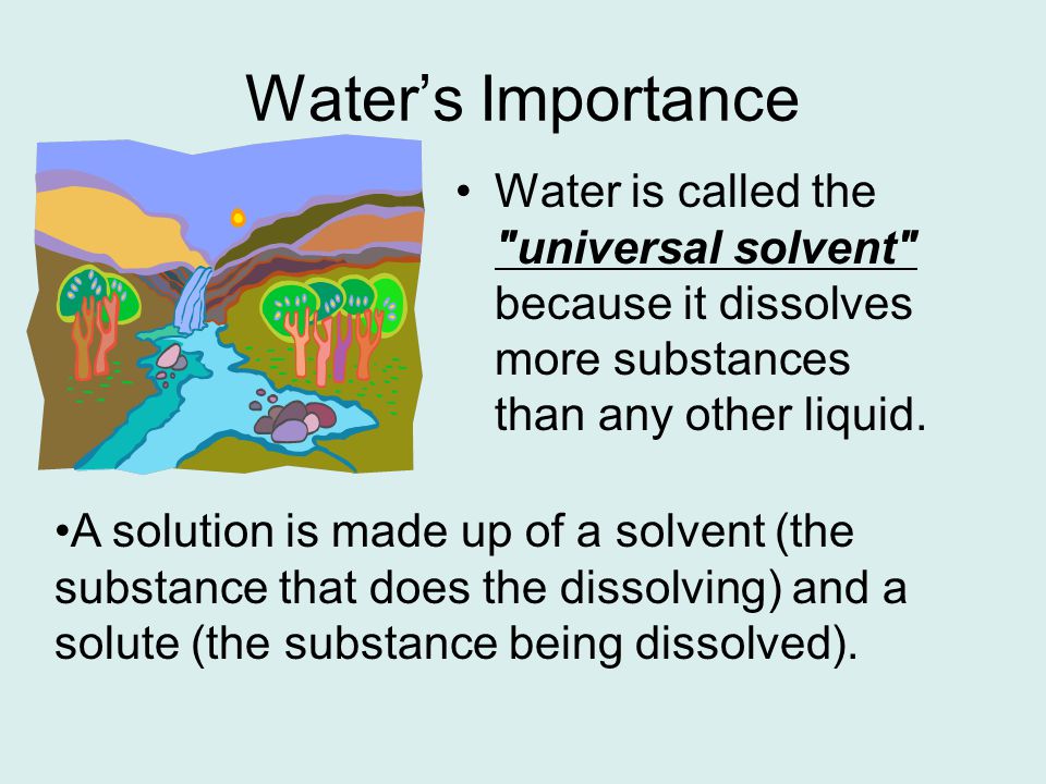 what is called the universal solvent