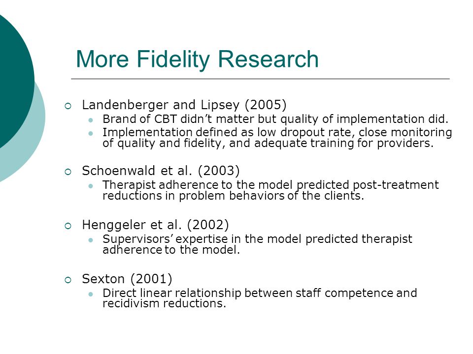 More Fidelity Research