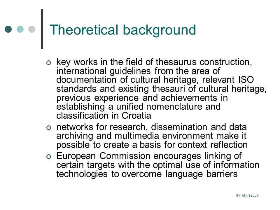 Theoretical background