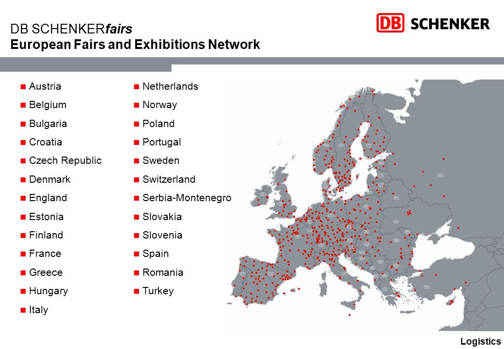 DB SCHENKERfairs European Fairs and Exhibitions Network