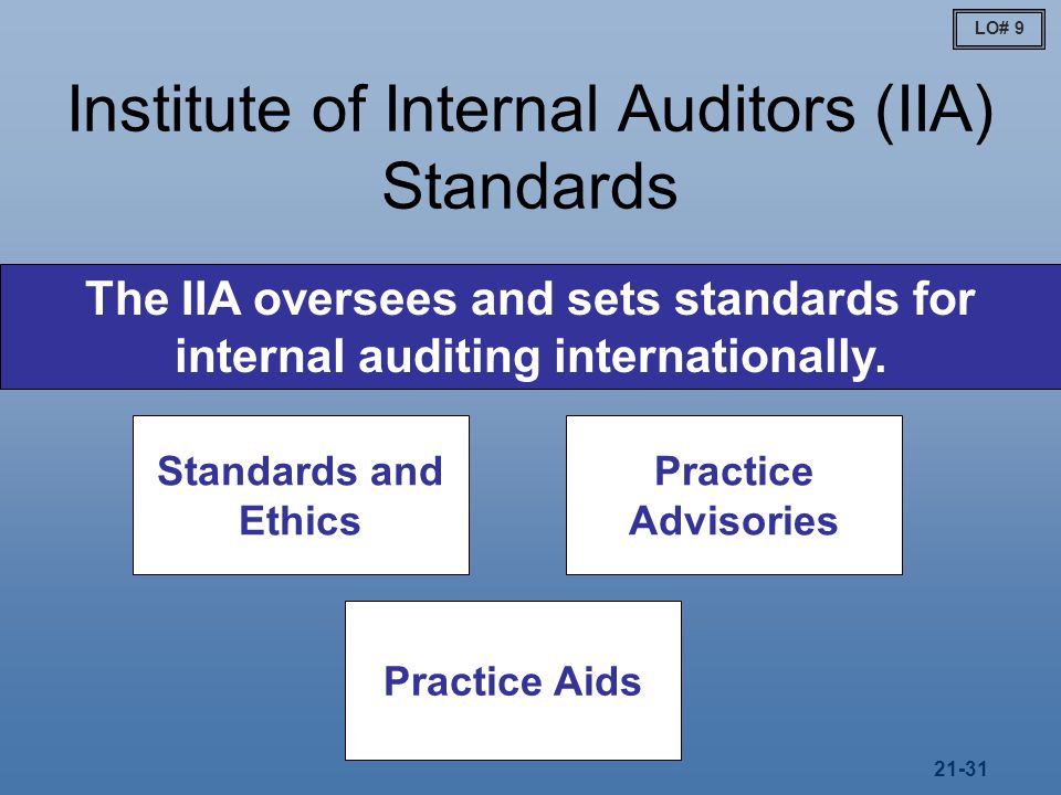 Institute of Internal Auditors (IIA) Standards