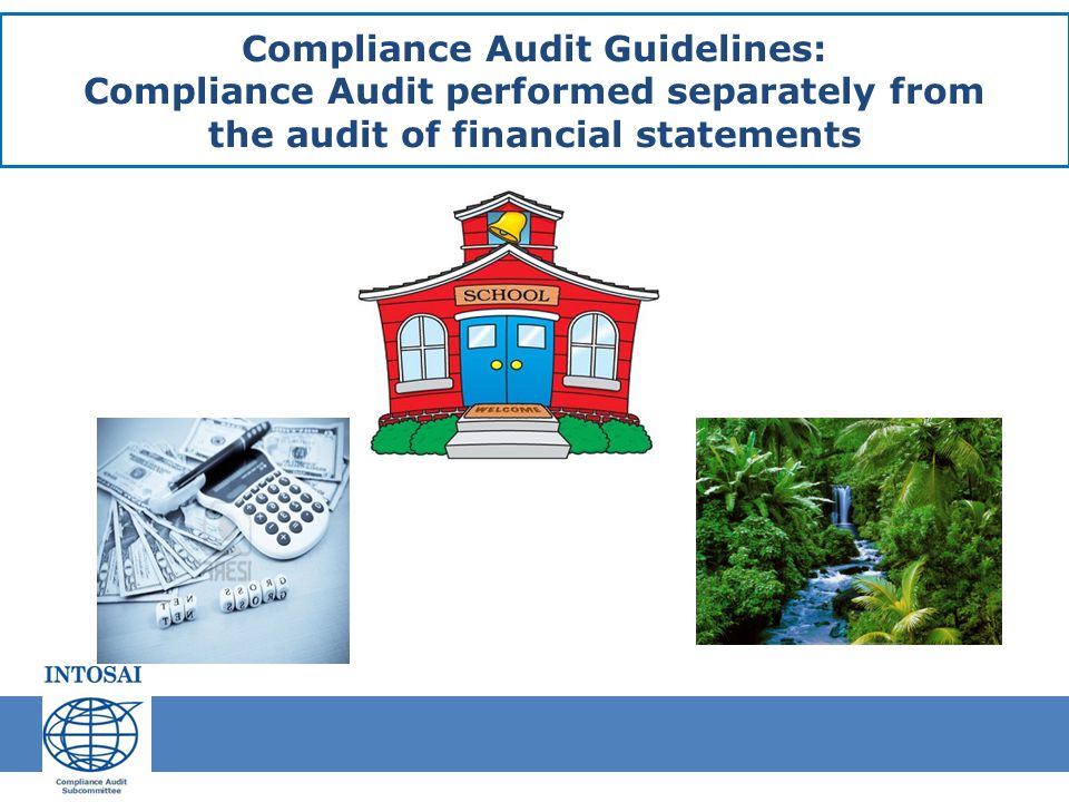 Compliance Audit Guidelines: Compliance Audit performed separately from the audit of financial statements