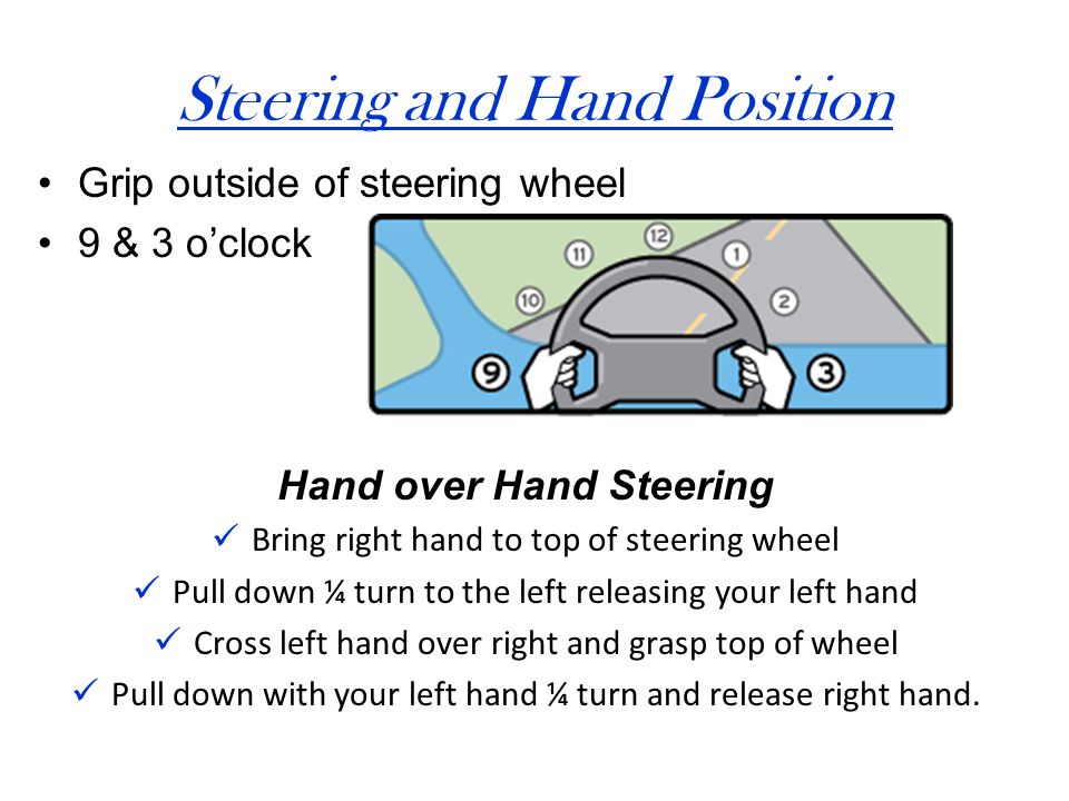 Steering and Hand Position