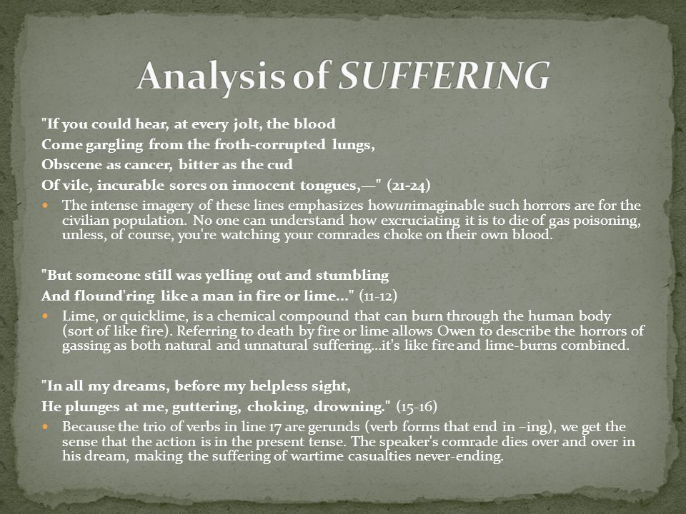 Dulce Et Decorum Est Analysis Themes Ppt Download
