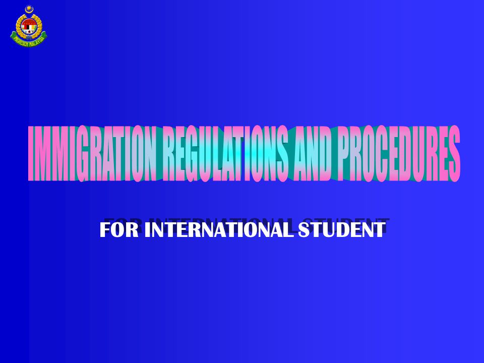 FOR INTERNATIONAL STUDENT