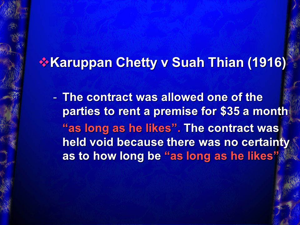 Certainty General Rule Uncertainty Destroys The Agreement Contract Ppt Download