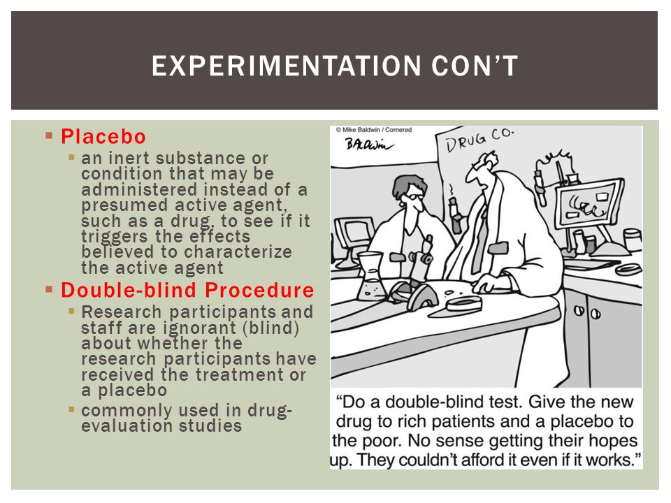 Experimentation Con’t