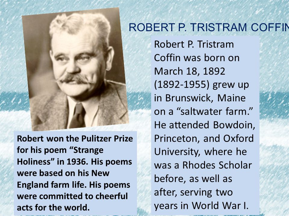 robert p tristram coffin biography