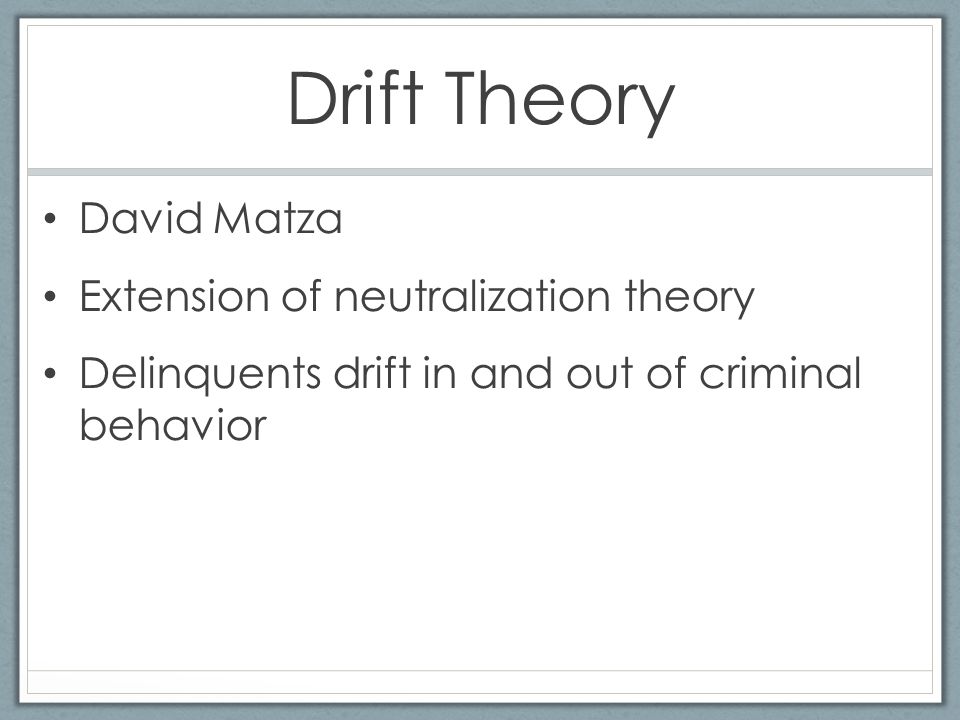 neutralization theory
