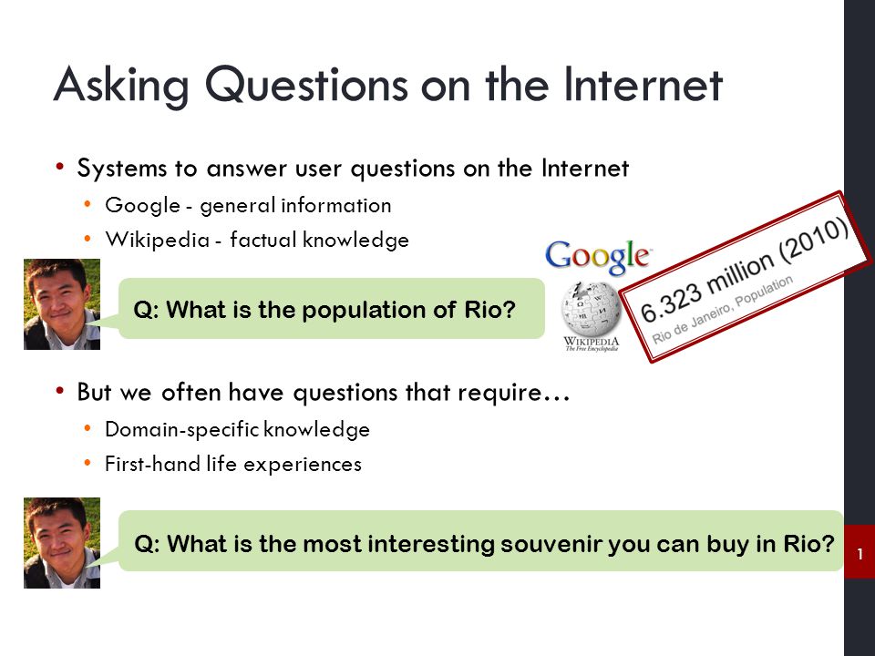 The Internet's Most Asked Questions