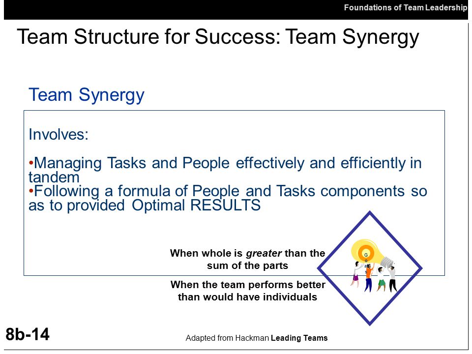 Team Structure for Success: Team Synergy