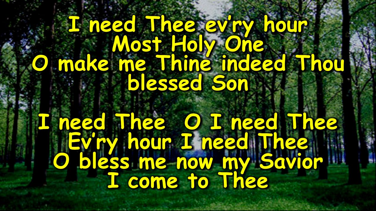 O make me Thine indeed Thou blessed Son