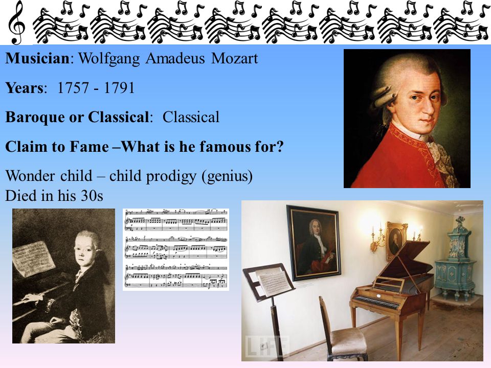 Musician: Wolfgang Amadeus Mozart