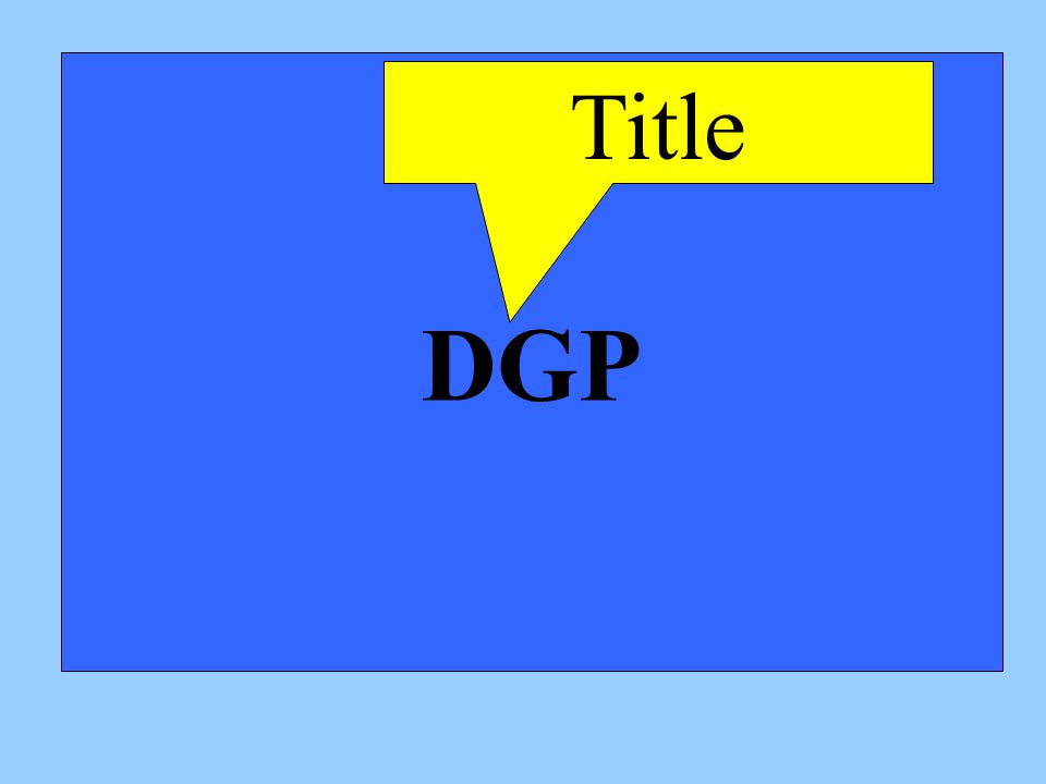 DGP Title