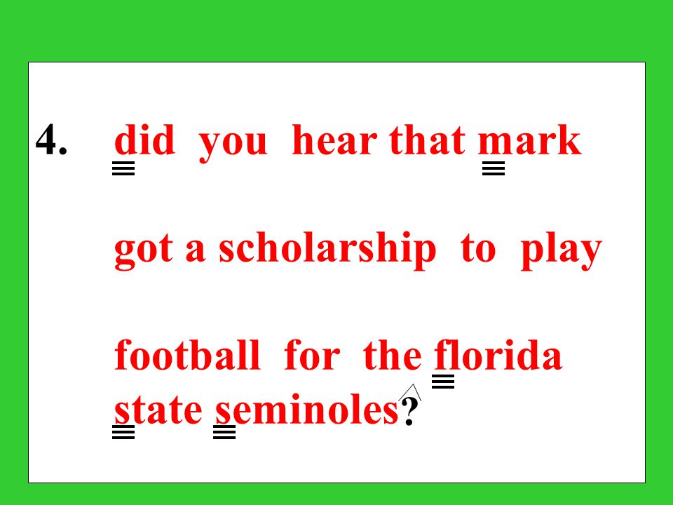 got a scholarship to play football for the florida state seminoles