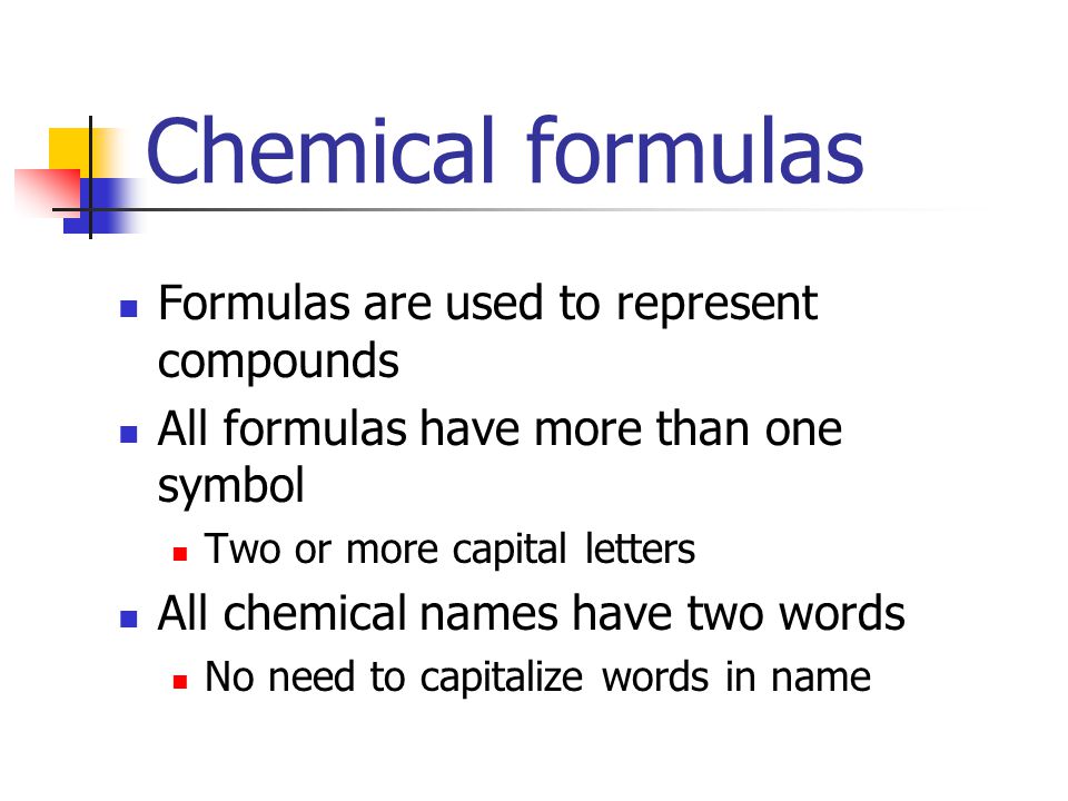 A Systematic Method Of Writing Chemical Formulas And Naming Compounds Ppt Download