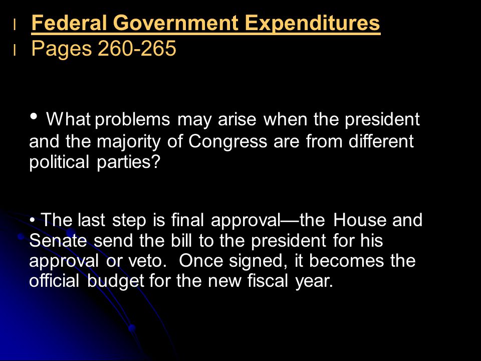 Federal Government Expenditures