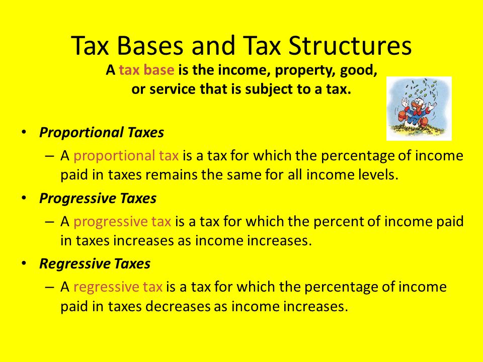 Tax Bases and Tax Structures