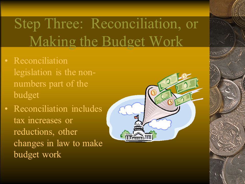 Step Three: Reconciliation, or Making the Budget Work