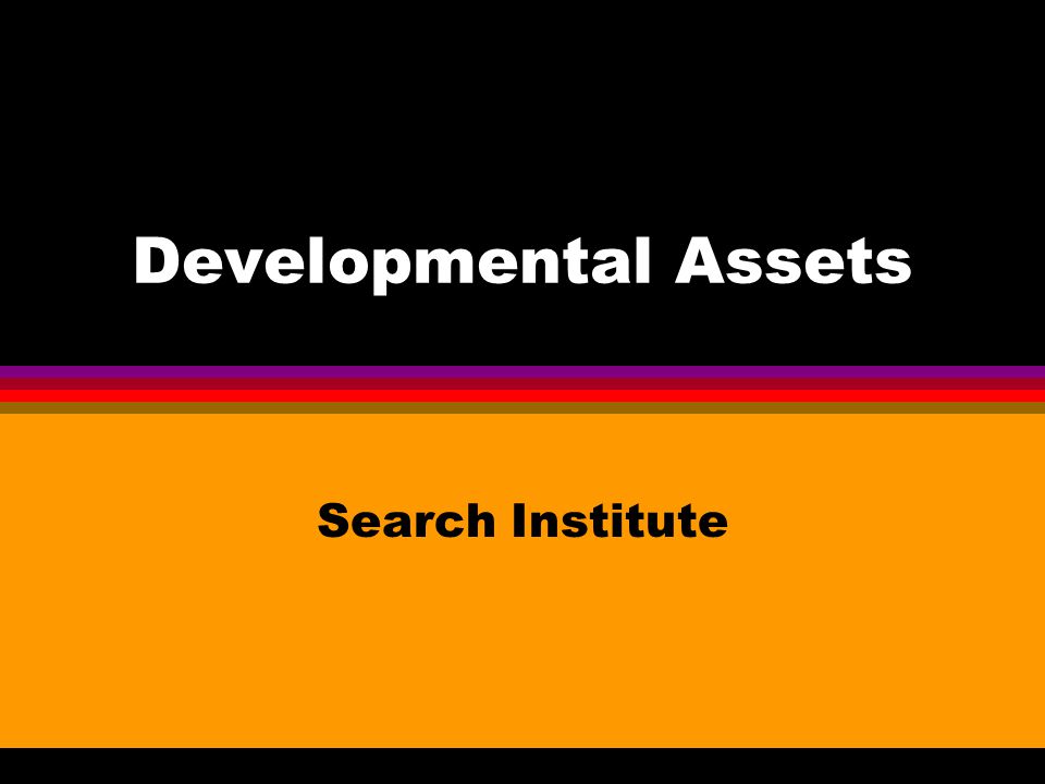 Developmental Assets Search Institute