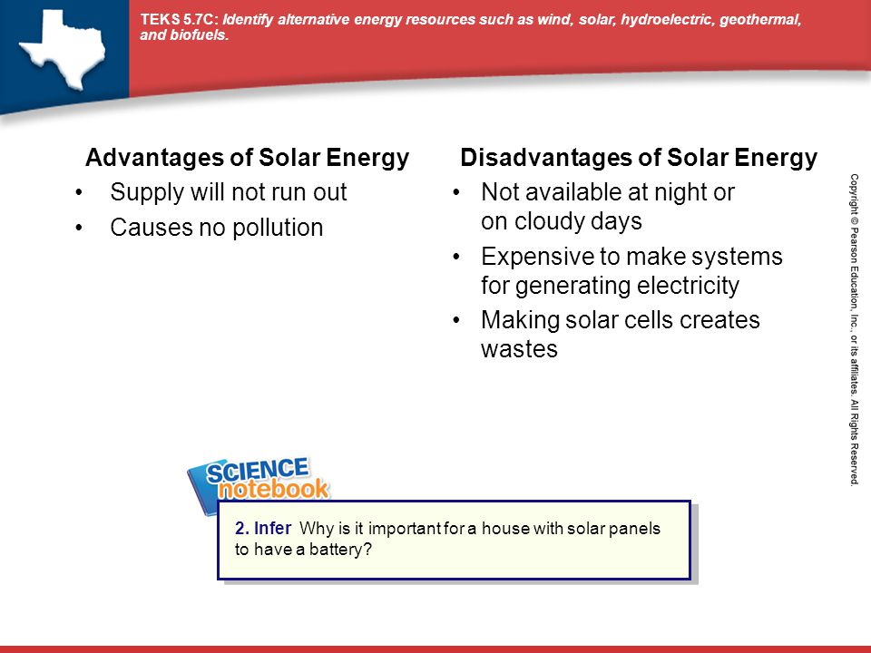 Advantages of Solar Energy Disadvantages of Solar Energy