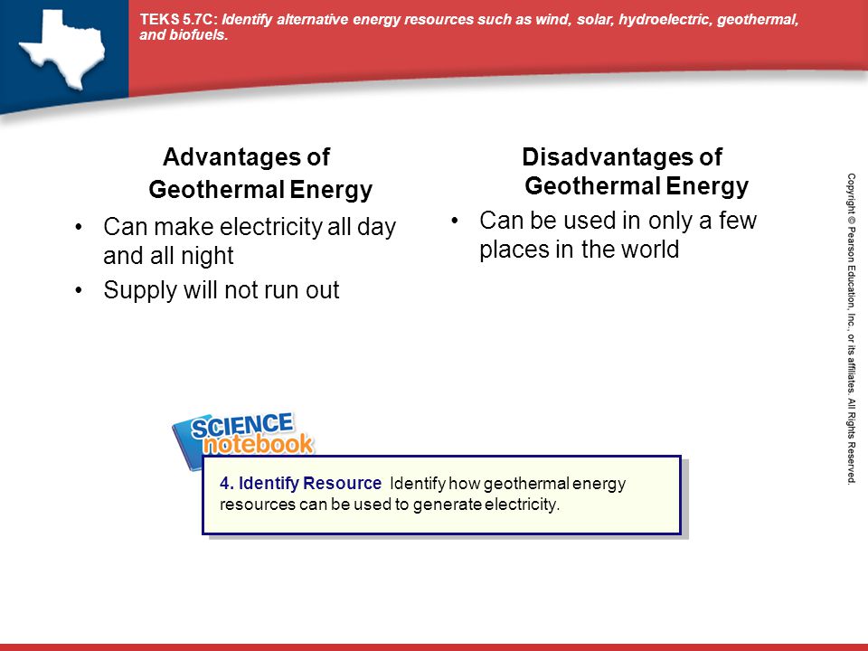 Advantages of Geothermal Energy Disadvantages of Geothermal Energy