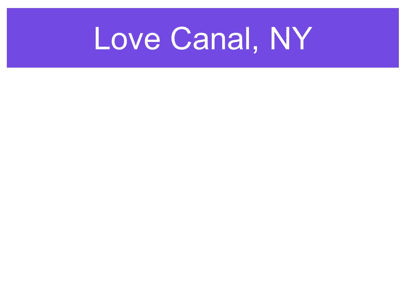 Love Canal, NY