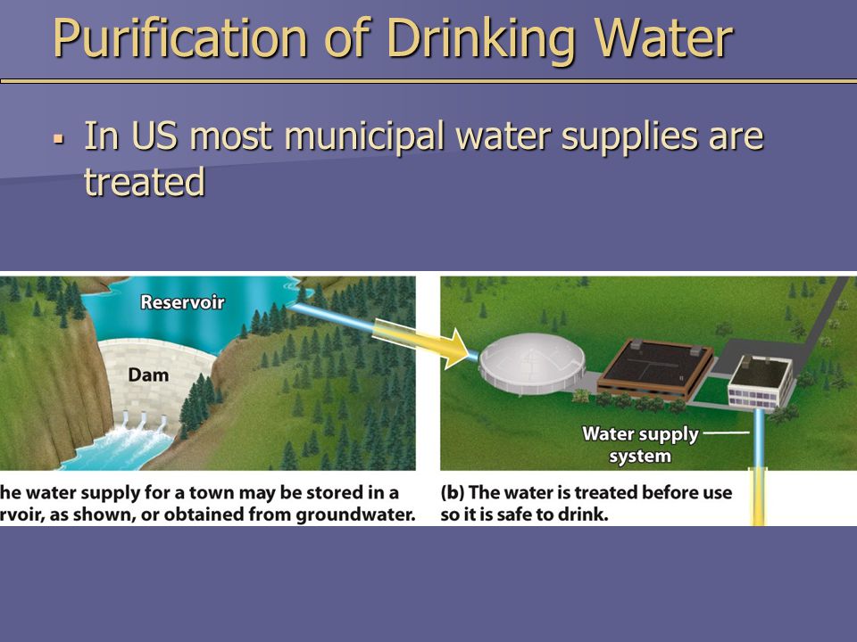 Purification of Drinking Water
