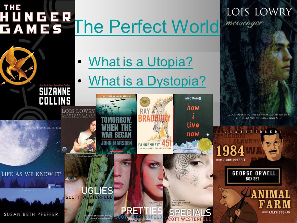 The Perfect World What is a Utopia What is a Dystopia