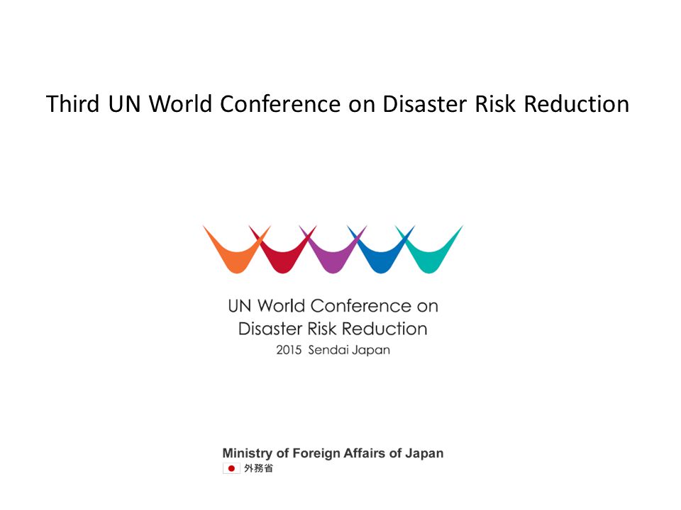Background to the WCDRR