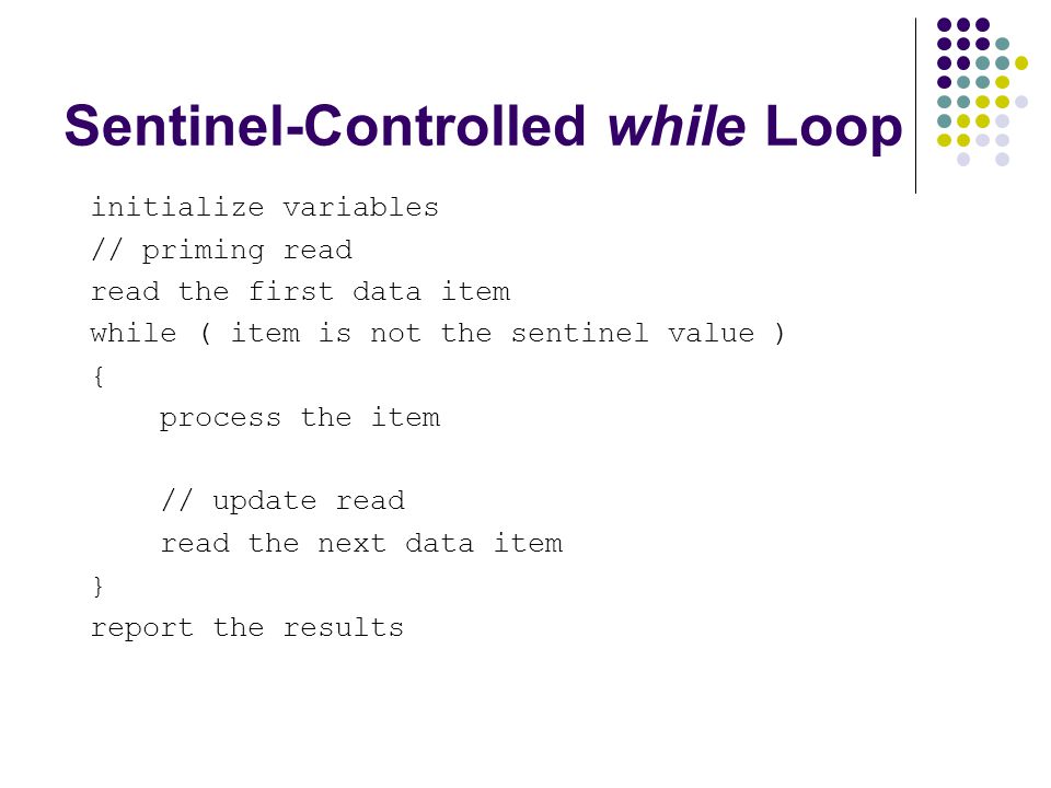 Sentinel While Loop Python - Design Corral