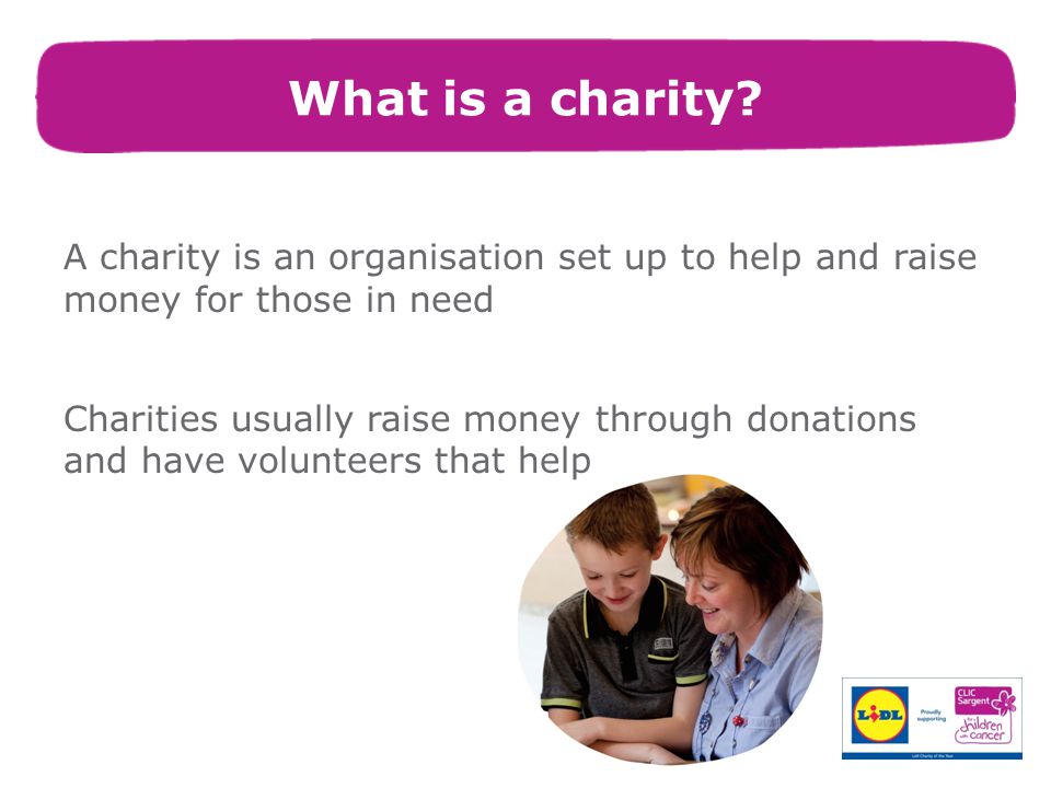 What is a charity