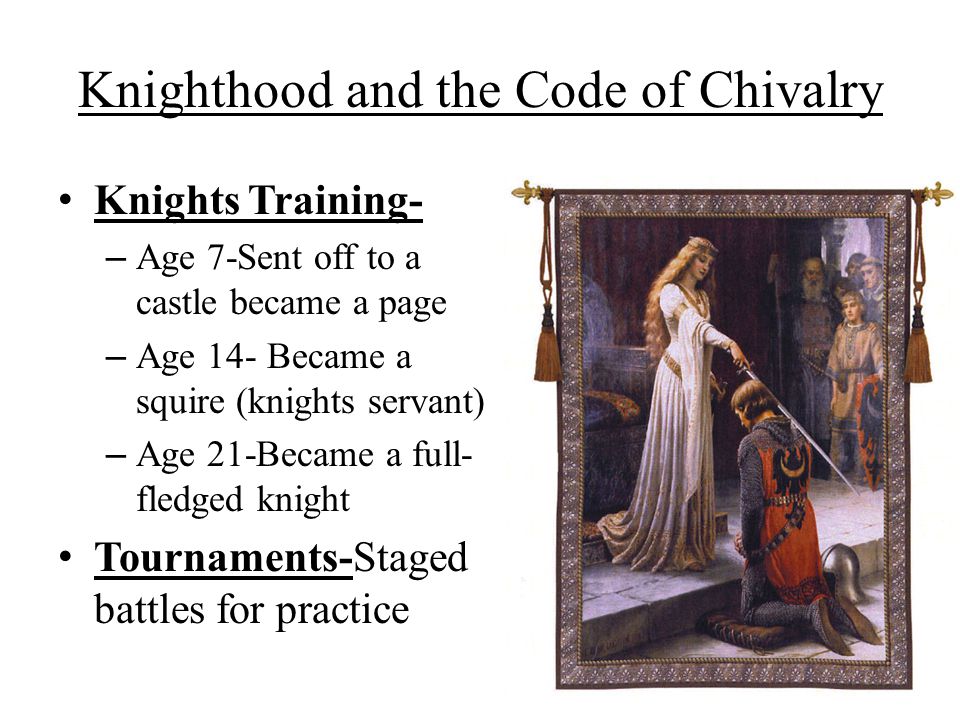 Knighthood and the Code of Chivalry