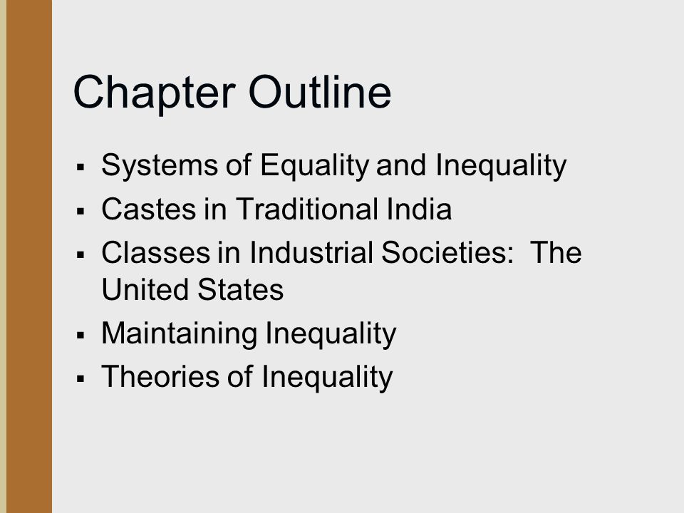 Chapter Outline Systems of Equality and Inequality