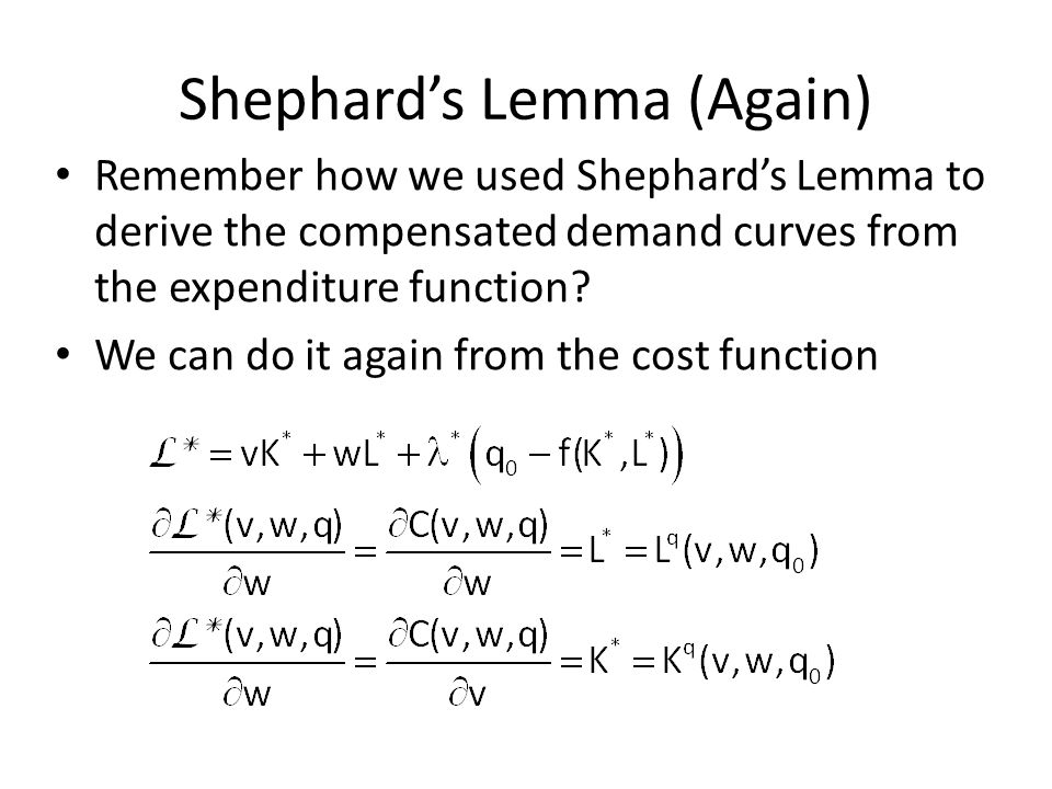 Cost Minimization Ppt Download