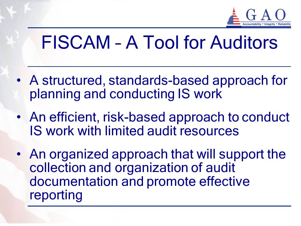 FISCAM – A Tool for Auditors