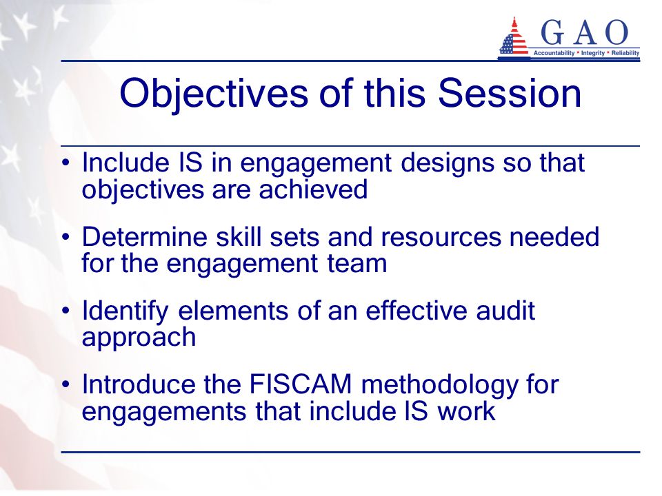 Objectives of this Session