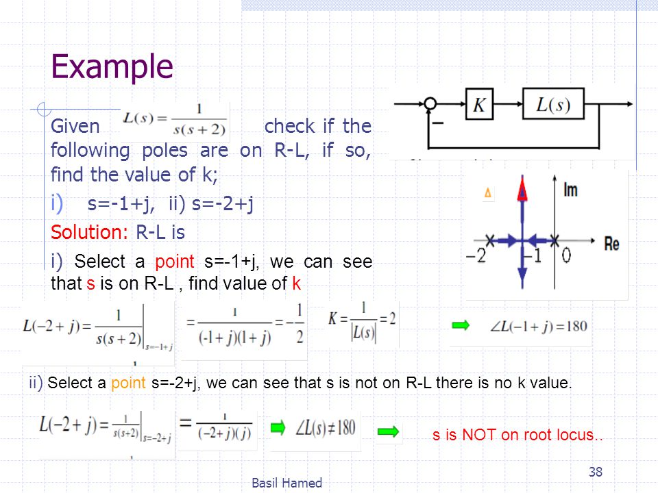 Lect 8 Root Locus Techniques Basil Hamed Ppt Video Online Download