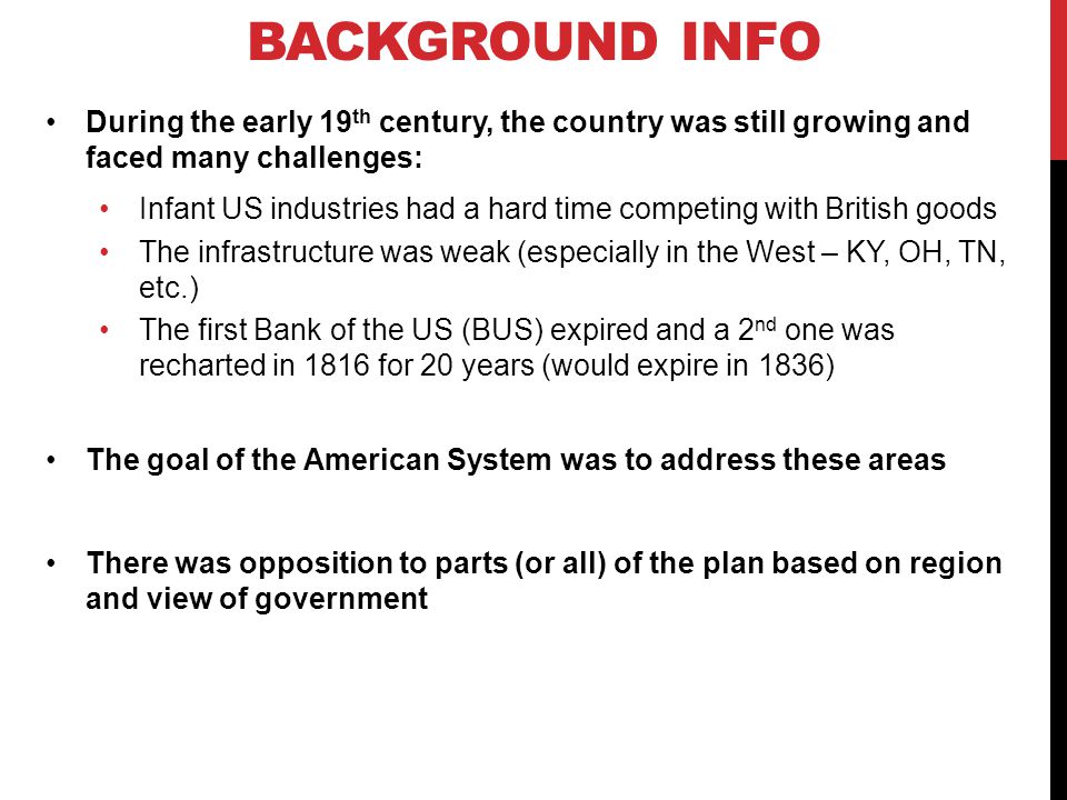 Apush Review Henry Clay S American System Part Of Key Concept 4 2 Ppt Video Online Download