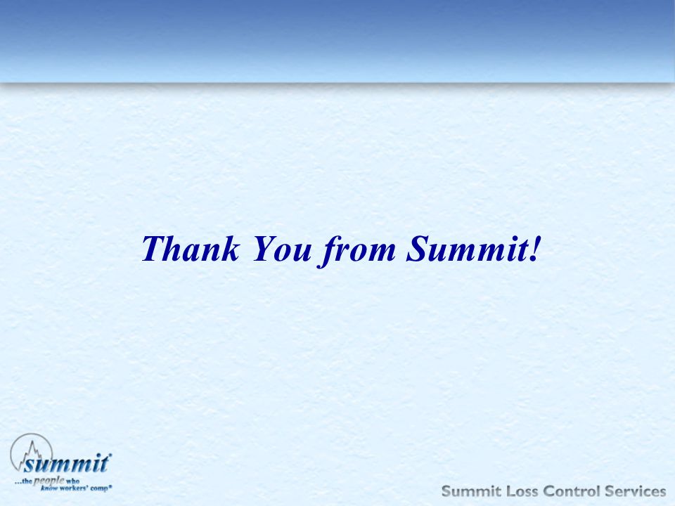 Thank You from Summit!