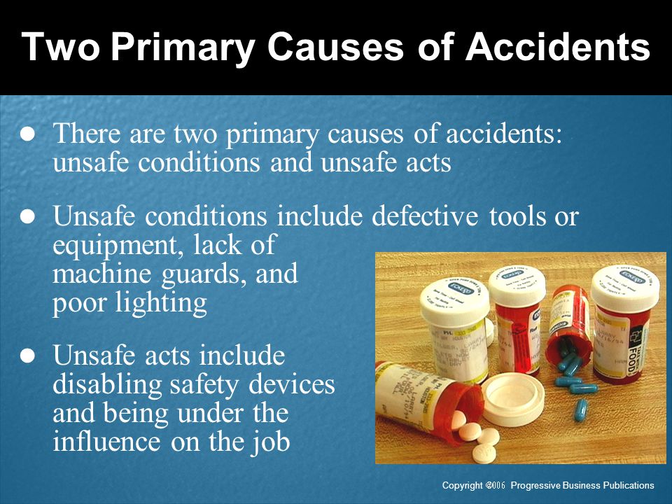 Two Primary Causes of Accidents