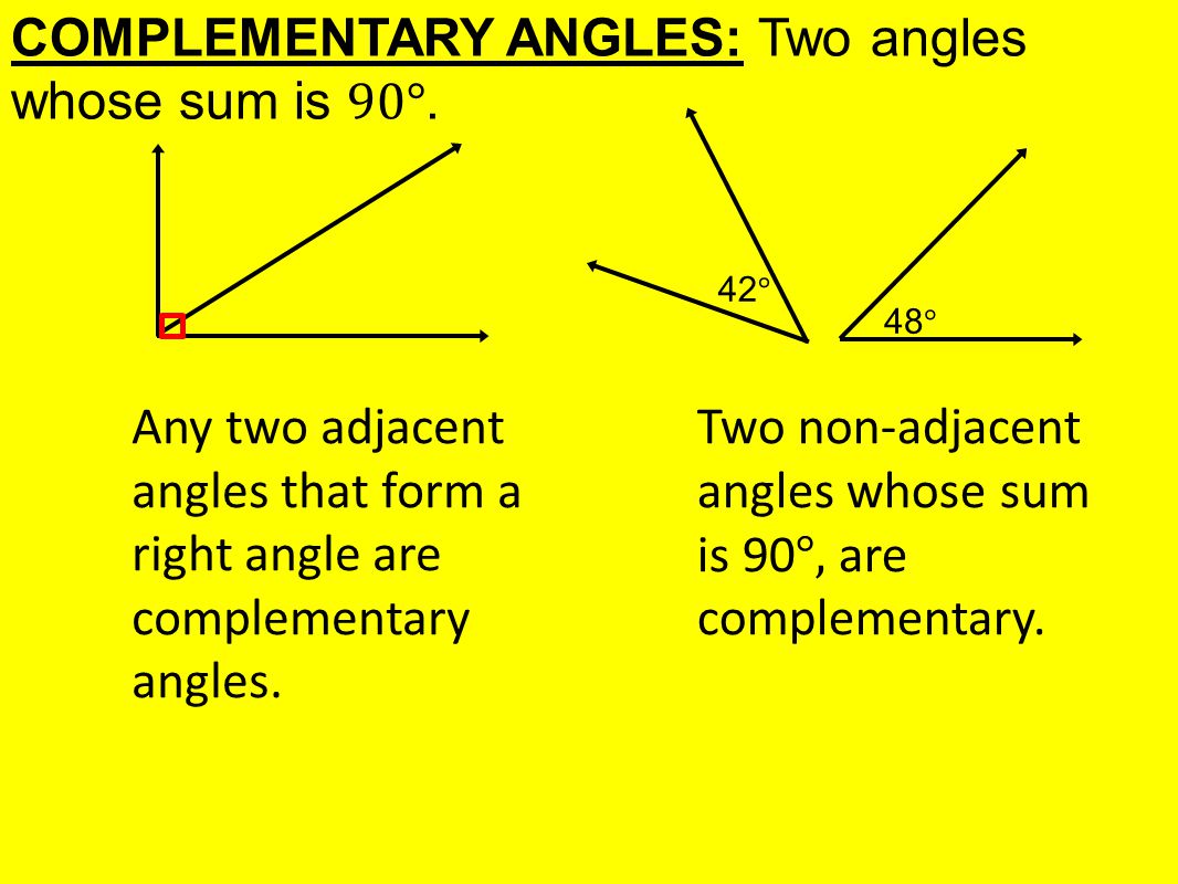 adjacent supplementary angles