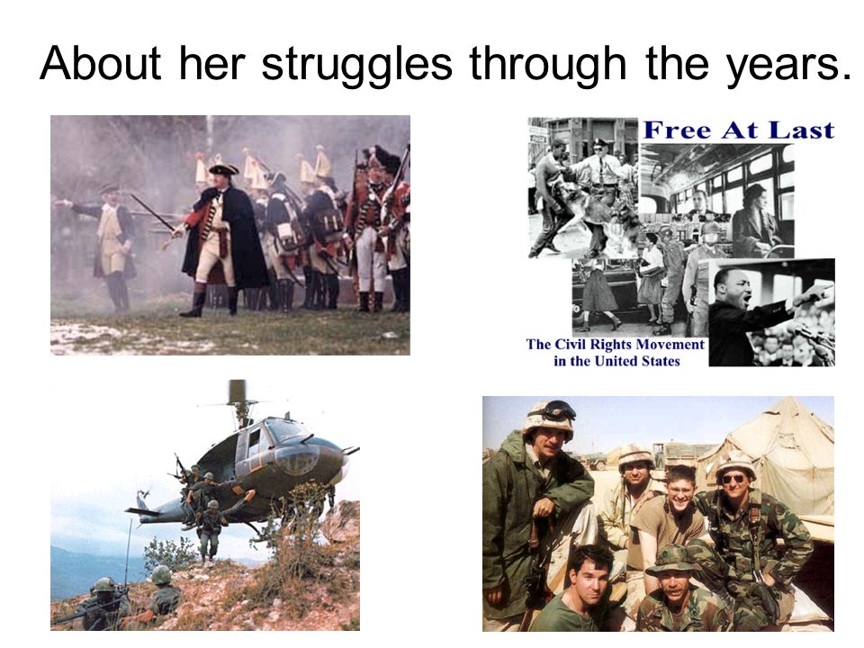 About her struggles through the years.