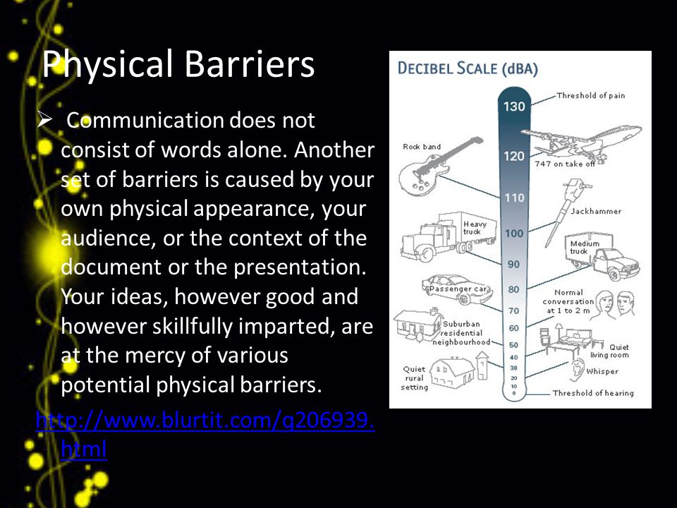 Physical Barriers