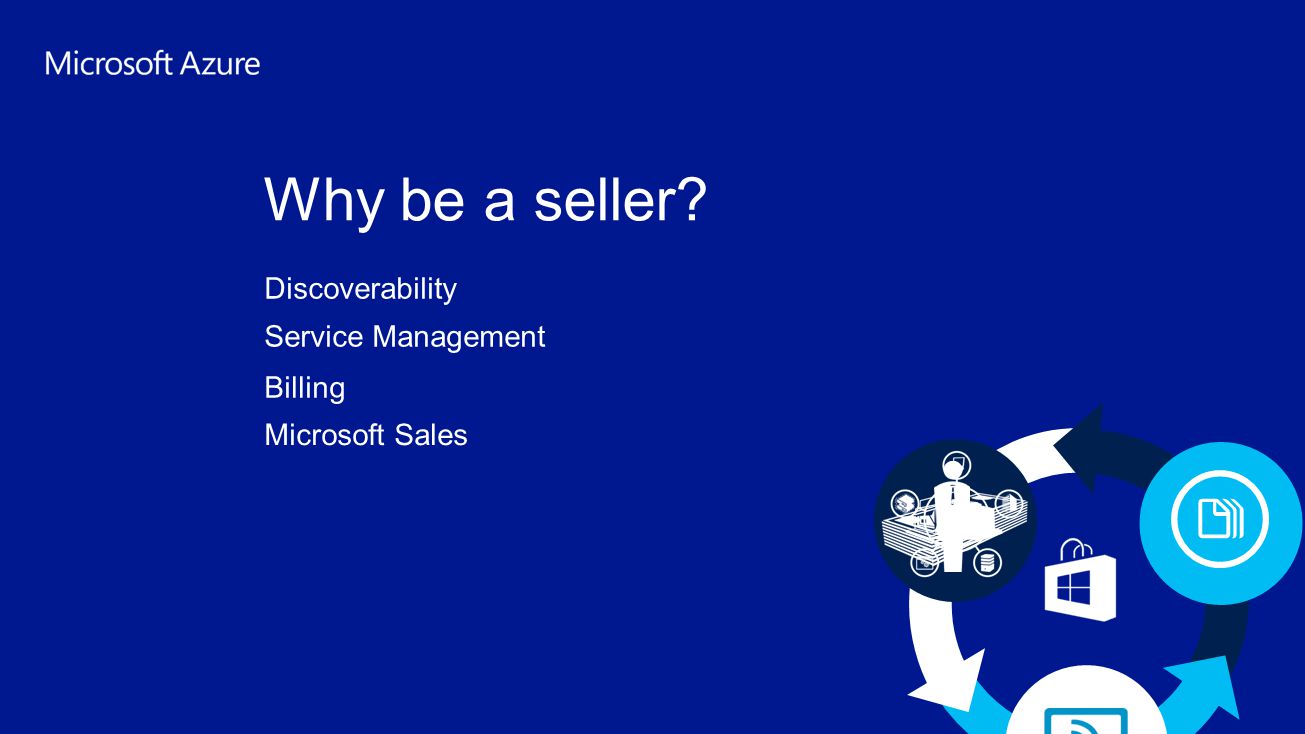 Why be a seller Discoverability Service Management Billing