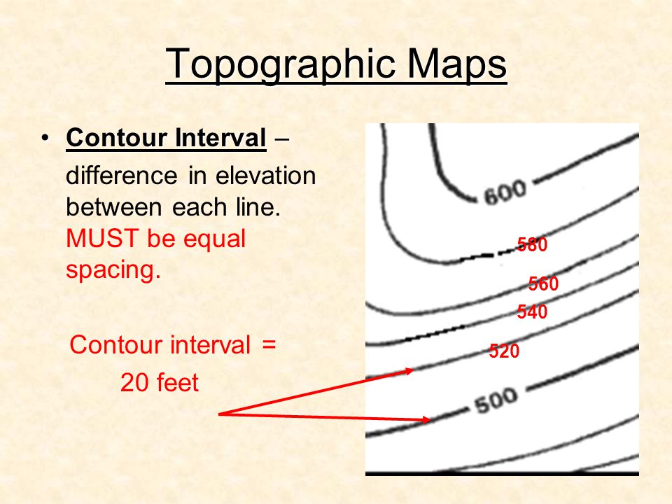 what is the contour interval on a topographic map Introduction To Topographic Maps Ppt Video Online Download what is the contour interval on a topographic map
