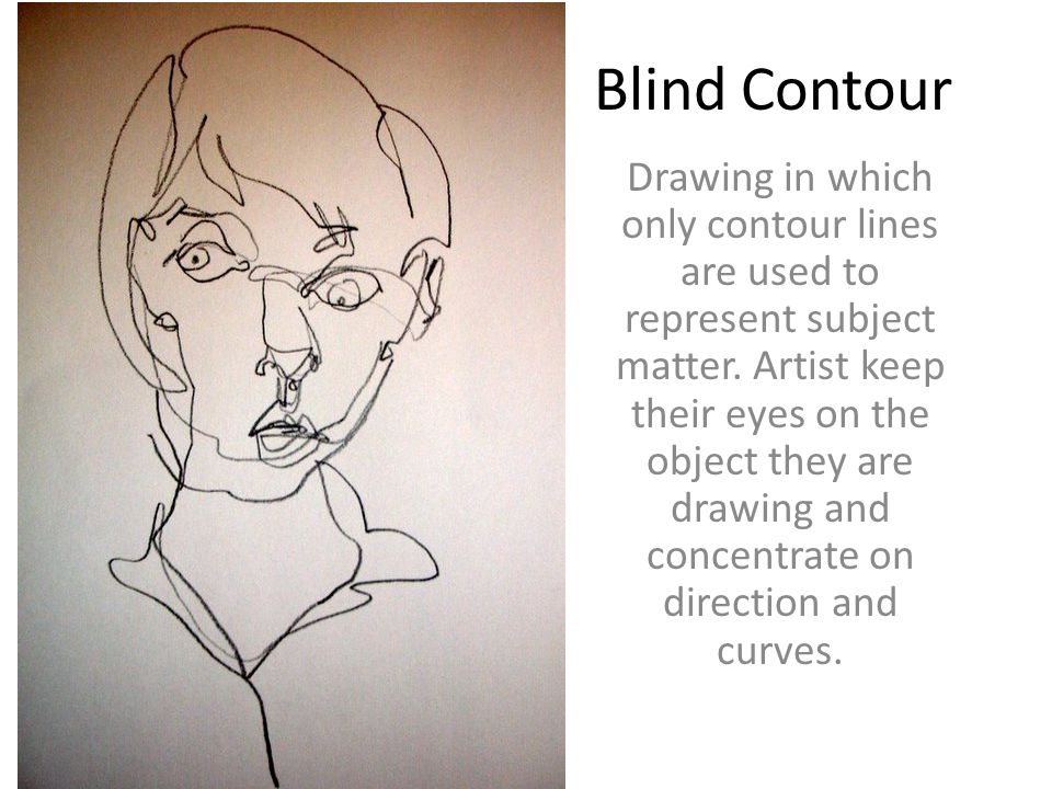 Blind Contour