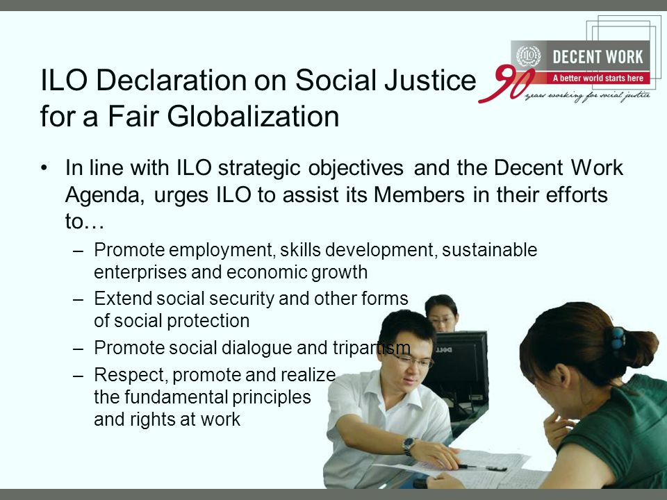 ILO Declaration on Social Justice for a Fair Globalization